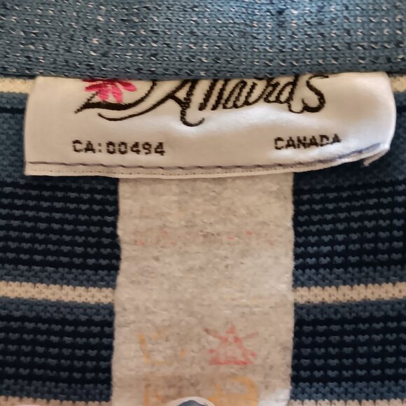 Vintage 60s D'Alliard's Striped Scooter Dress Box Pleat Mod Blue Grey Gray White - Picture 10 of 15